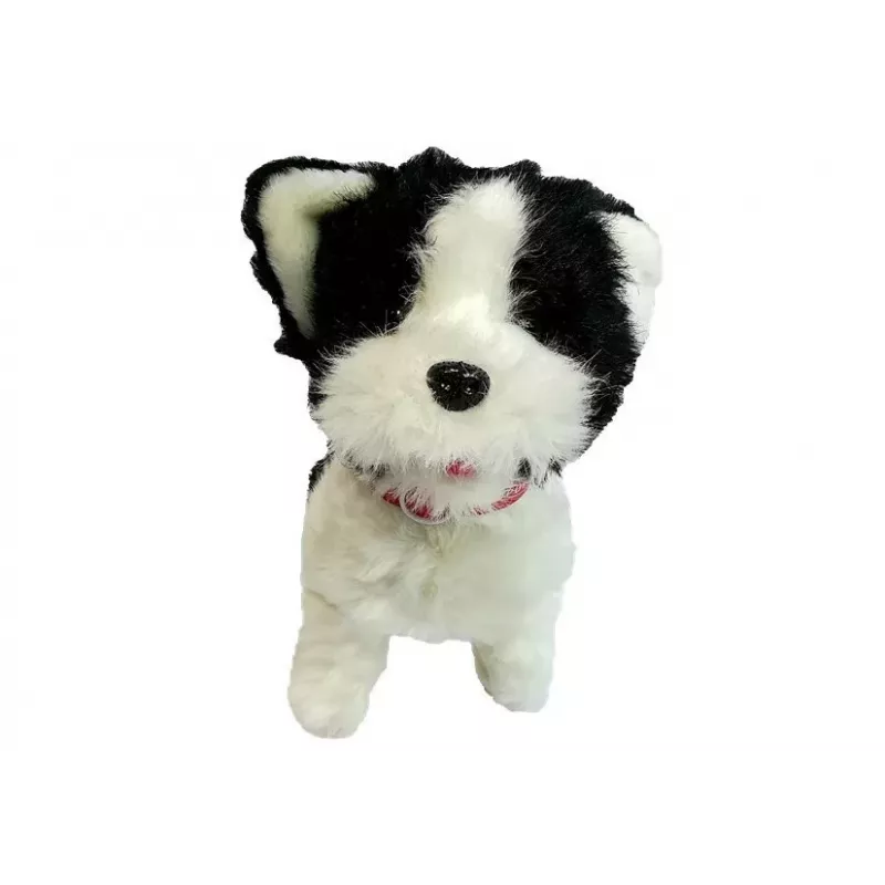 LEAN TOYS pes na vodítku interaktívny husky pes