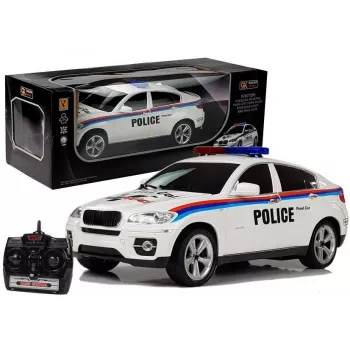 Auto na diaľkové ovládanie policajné kupé R/C 4861 Lean Toys