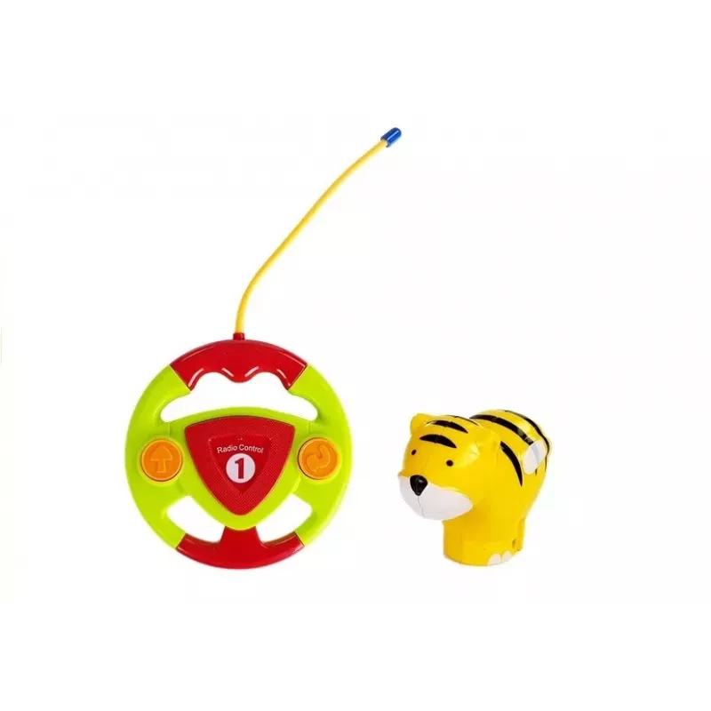 LEAN TOYS detské R/C lietadlo s volantom diaľkového ovládania červené