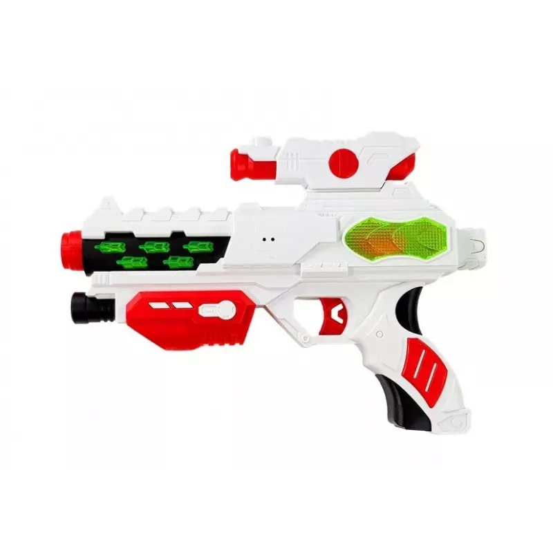 LEAN TOYS vesmírna laserová zbraň s mečom a maskou