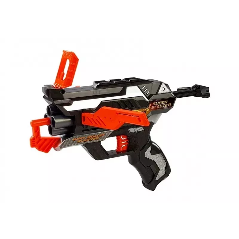 LEAN TOYS rozšíriteľná zbraň na penové náboje s maskou