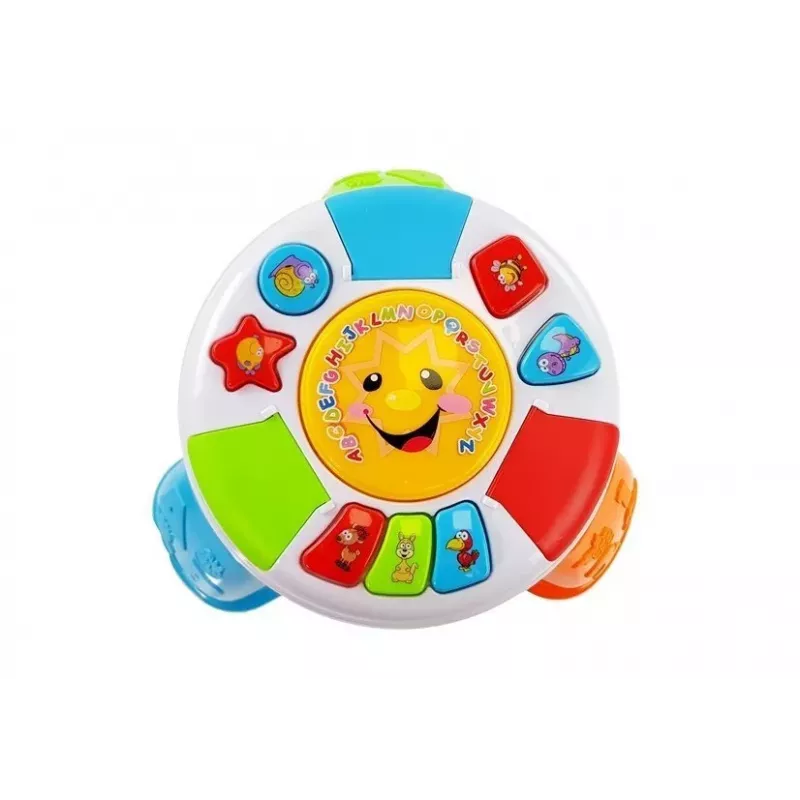 LEAN TOYS vzdelávací stolek pre bábätká farebný so zvukmi