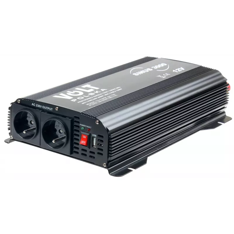 Menič napätia Volt Polska Sinus 3000 12V/230V, 1500/3000 W (3SIP300012)