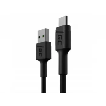 Green Cell GC PowerStream Fast Charging Ultra Charge USB-A na USB-C kábel 30 cm
