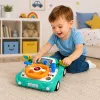 LEAN TOYS interaktívny ovládací panel simulátor jazdy auto svetlá zvuky modrý