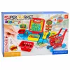 LEAN TOYS interaktívny nákupný vozík do supermarketu so skenerom a váhou