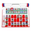 LEAN TOYS Memory Game Guess Who on Time prenosná presýpacie hodiny stolová