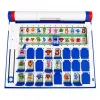 LEAN TOYS Memory Game Guess Who on Time prenosná presýpacie hodiny stolová