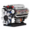 LEAN TOYS stavebné bloky motor V8 mechanický model s pohyblivými piestami, 552 dielov