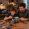 LEAN TOYS stavebné bloky motor V8 mechanický model s pohyblivými piestami, 552 dielov