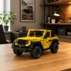 LEAN TOYS stavebné bloky auto off-road vozidlo Wrangler žlté 746 dielov