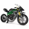 LEAN TOYS Stavebnica pretekárska motorka Sports čierna 656 ks