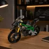 LEAN TOYS Stavebnica pretekárska motorka Sports čierna 656 ks