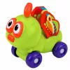 LEAN TOYS Interaktívna senzorická včielka autíčko hračka pre batoľatá zelená
