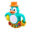 LEAN TOYS Interaktívna hračka tučniak klavír bubon korálky hrkálková lopta