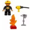 LEAN TOYS Hasičský motorizovaný hasičský kamión hasičská figúrka stavebnica