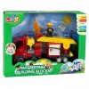 LEAN TOYS Hasičský motorizovaný hasičský kamión hasičská figúrka stavebnica