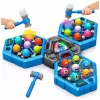 LEAN TOYS Whack-A-Mole Creatures arkádová hra pre 3 hráčov, 3 režimy, svietiace kladivká