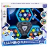 LEAN TOYS Whack-A-Mole Creatures arkádová hra pre 3 hráčov, 3 režimy, svietiace kladivká