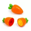 LEAN TOYS Edukačný triedič mrkvy tvary farby priraďovanie 12 dielov