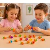 LEAN TOYS Edukačný triedič mrkvy tvary farby priraďovanie 12 dielov