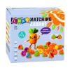 LEAN TOYS Edukačný triedič mrkvy tvary farby priraďovanie 12 dielov