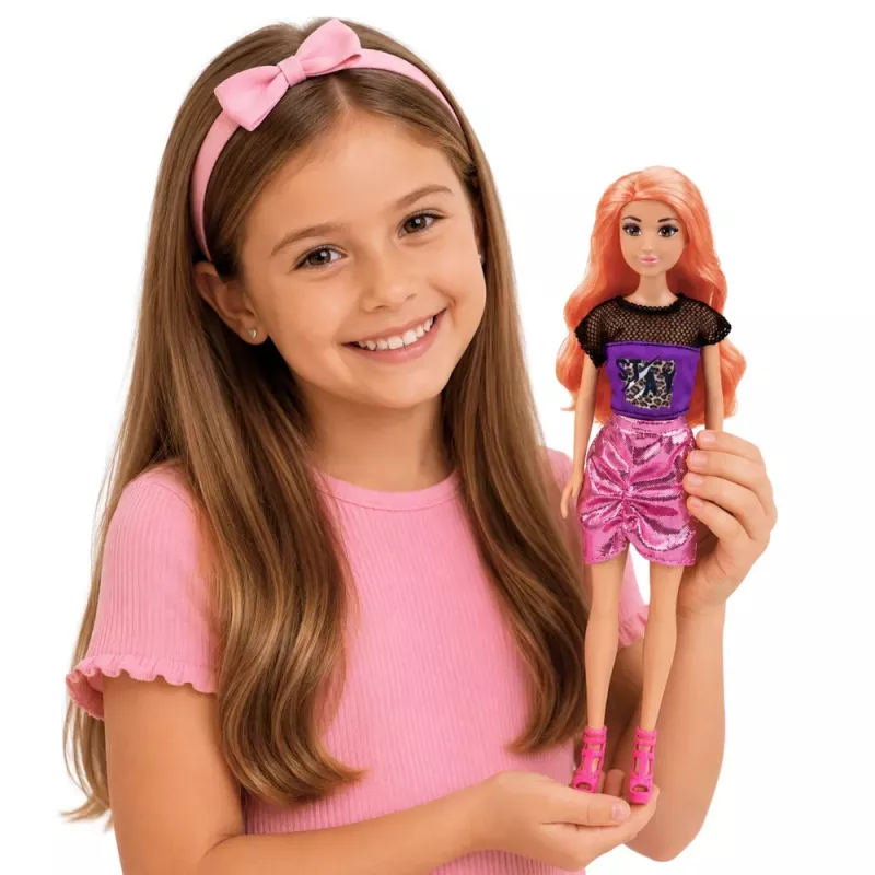 LEAN TOYS Anlily bábika krajčírka módna návrhárka šijací stroj nábytok doplnky