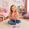 LEAN TOYS Anlily bábika s domácim psom, sada s posteľou a doplnkami