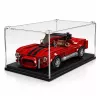 LEAN TOYS stavebné kocky klasické auto S.Cobra červená vitrína 391 ks