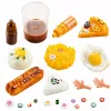 LEAN TOYS kreatívna výtvarná sada: DIY Squishy dekoratívne raňajky