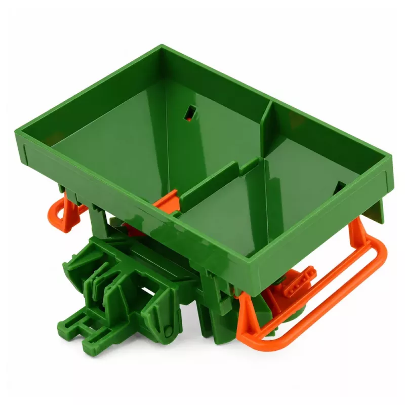 LEAN TOYS Poľnohospodársky traktor so sejačkou gumené kolesá 1:24 model vozidla
