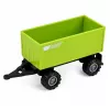 LEAN TOYS Sada poľnohospodárskych vozidiel traktor rezačka krmovín prepravník dreva 1:68 4 ks