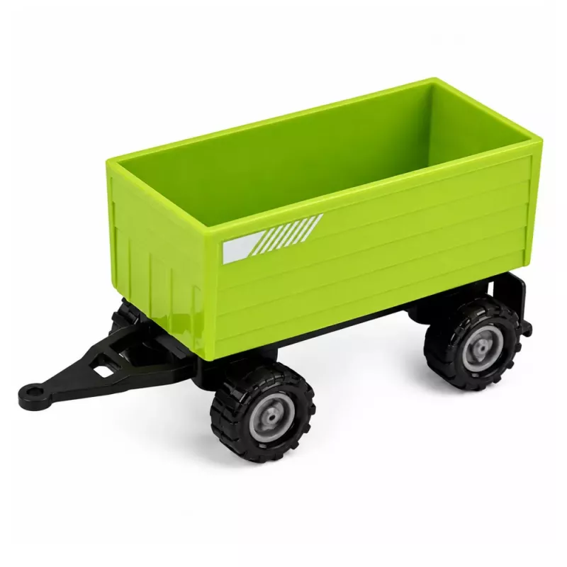 LEAN TOYS Sada poľnohospodárskych vozidiel traktor rezačka krmovín prepravník dreva 1:68 4 ks