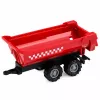LEAN TOYS Sada poľnohospodárskych vozidiel traktor rezačka krmovín príves preprava 1:68 4 ks