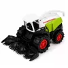 LEAN TOYS Sada poľnohospodárskych vozidiel traktor rezačka krmovín prívesy 1:68 4 ks