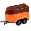LEAN TOYS Sada poľnohospodárskych vozidiel traktor rezačka krmovín prívesy 1:68 4 ks