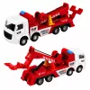 LEAN TOYS Vozík s výložníkom kovová kabína nastaviteľný hák 1:55
