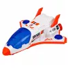 LEAN TOYS Vesmírny raketoplán raketa výskumné vozidlo kozmonaut satelit sada