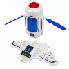 LEAN TOYS Vesmírna sada raketa raketoplán dron astronaut satelit vozidlo