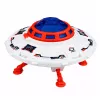 LEAN TOYS Vesmírna loď UFO raketa raketoplán mimozemšťan kozmonaut anténa sada