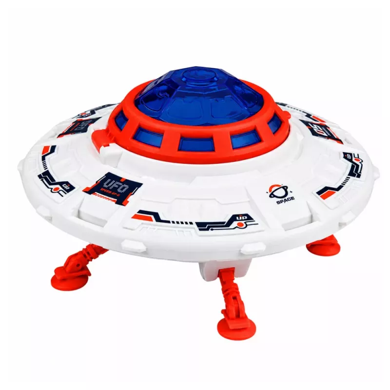 LEAN TOYS Vesmírna loď UFO raketa raketoplán mimozemšťan kozmonaut anténa sada