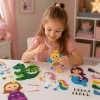 LEAN TOYS Kreatívna sada plstené šijacie plyšové hračky Rozprávková krajina DIY, 6 ks