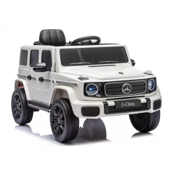 LEAN CARS Mercedes G 4x4 24V 2580 biele vozidlo na batérie