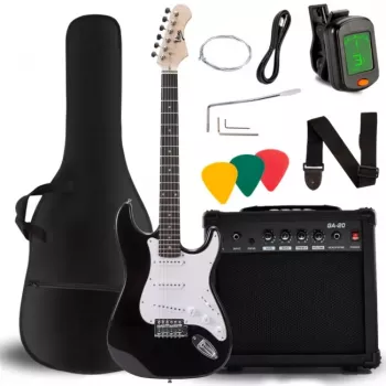 V-TONE EGA 39 BK E-gitara 4/4 Stratocaster čierna