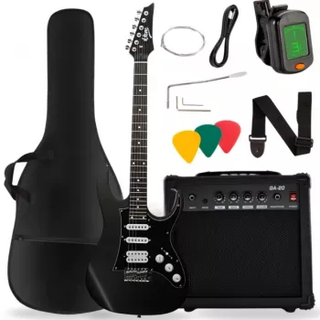 V-TONE EGA 39 MBK E-gitara 4/4 Stratocaster