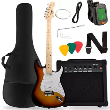 V-TONE EGA 39 SB E-gitara 4/4 Stratocaster Sunburst