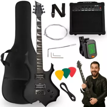 V-TONE EGS 39 MBK E-gitara 4/4 čierna matná