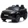 LEAN CARS Range Rover Evoque elektrické detské auto čierne lakované