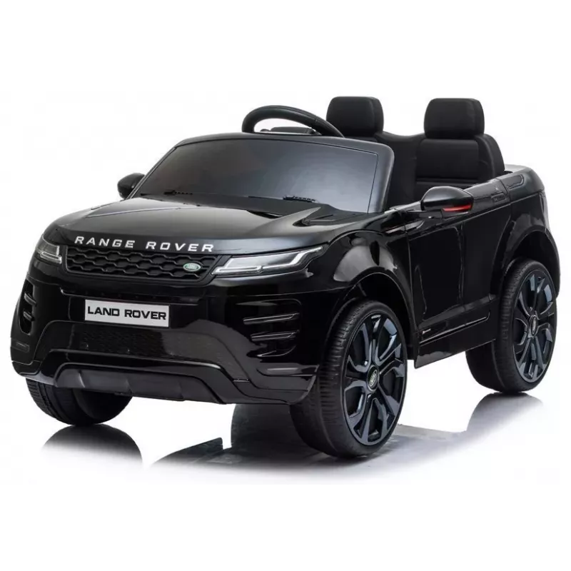 LEAN CARS Range Rover Evoque elektrické detské auto čierne lakované