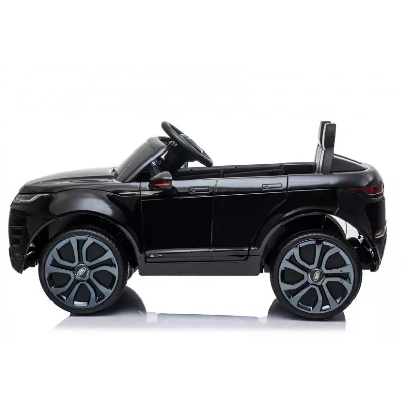 LEAN CARS Range Rover Evoque elektrické detské auto čierne lakované